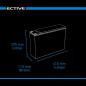 Preview: ECTIVE DC 120 GEL Slim 12V Versorgungsbatterie 120Ah