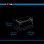 Preview: ECTIVE DC 75SC GEL Deep Cycle mit PWM-Ladegerät und LCD-Anzeige 75Ah Versorgungsbatterie