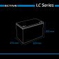 Preview: ECTIVE LC 100L 12V LiFePO4 Lithium Versorgungsbatterie 100 Ah