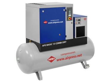 Schraubenkompressor APS Basic Combi Dry 10 bar 15 PS 1416 l/min 500 l Kessel