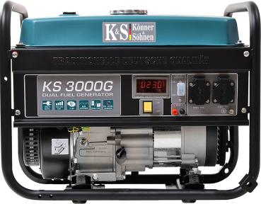 KS 3000G 3,0 kW Gas-und Benzin-Generator 230V