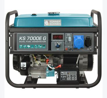 KS 7000E G 5,5 kW Gas-und Benzin-Generator 230V