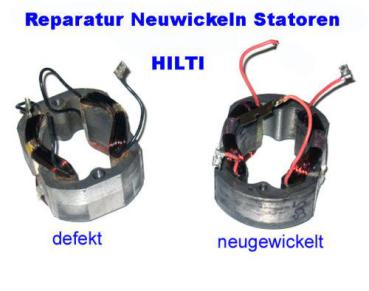 Reparatur Neuwicklung Stator Hilti TE72 TE60 altes Modell