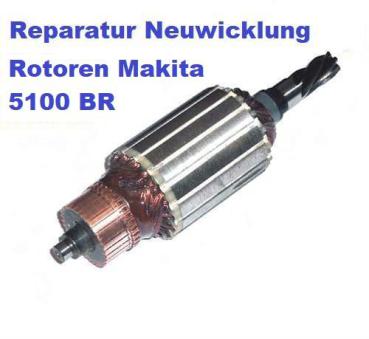Reparatur Neuwicklung Rotor Makita 5100BR
