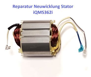Reparatur Neuwicklung Stator IQ Tools iQMS362i Trockensteinsäge
