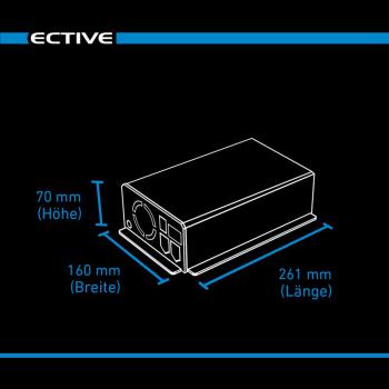 ECTIVE Multiload 37 Pro 37,5A/12V und 18,75A/24V Batterieladegerät