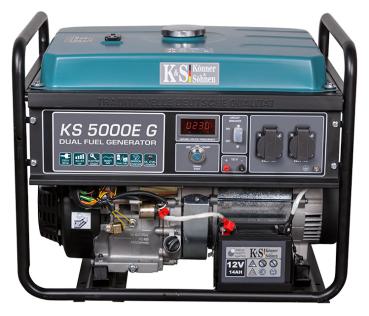KS 5000E G 4,5 kW Gas-und Benzin-Generator 230V