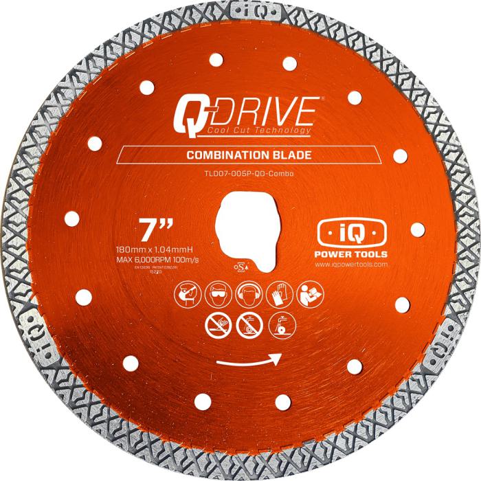 Q-Drive Diamantscheibe Ø180mm für iQ228 CYCLONE