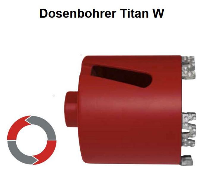 Dosenbohrer Titan W ø 82 mm mit D.A.S.