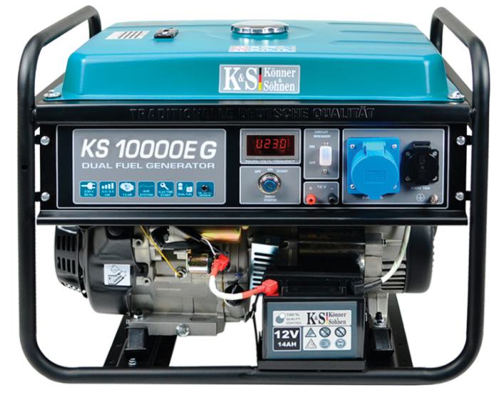 KS 10000E G 8,0 kW LPG Gas-Benzin Generator 230V