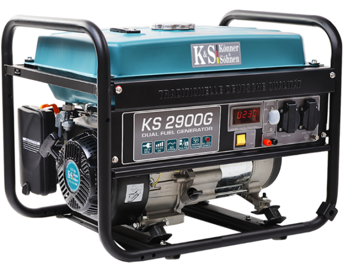 KS 2900 G 2,9 kW Gas-und Benzin-Generator 230V