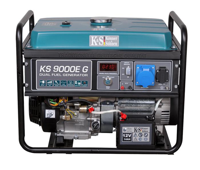 KS 9000E G 6,5 kW Gas-und Benzin-Generator 230V