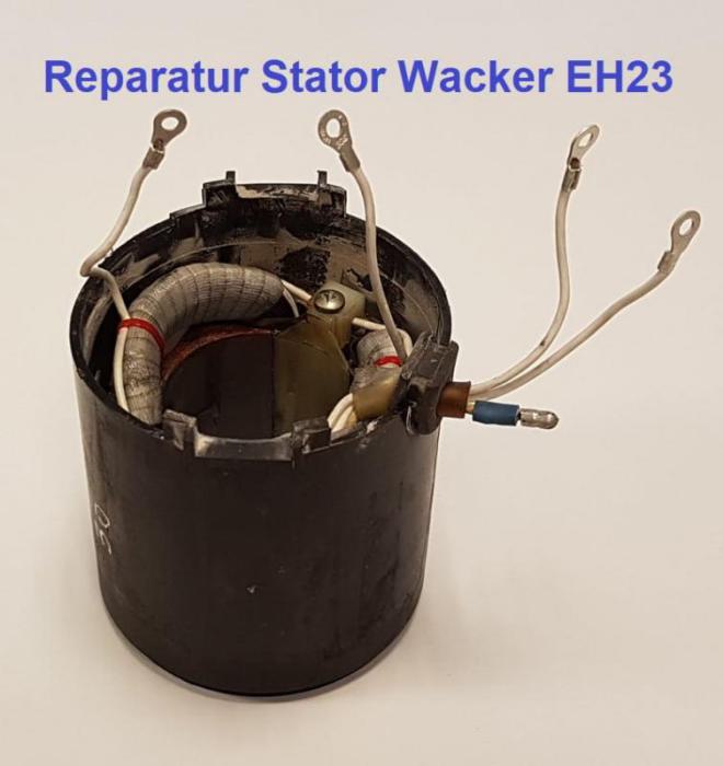 Reparatur Neuwicklung Stator Wacker EH 23 Abbruchhammer
